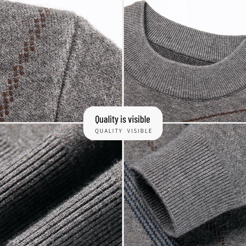 Tucano Men's Long Sleeve Striped Knit Sweater