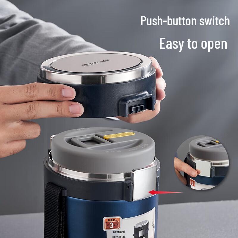 TAFUCO T0287 316 Edelstahl 4-lagige Thermos-Lunchbox