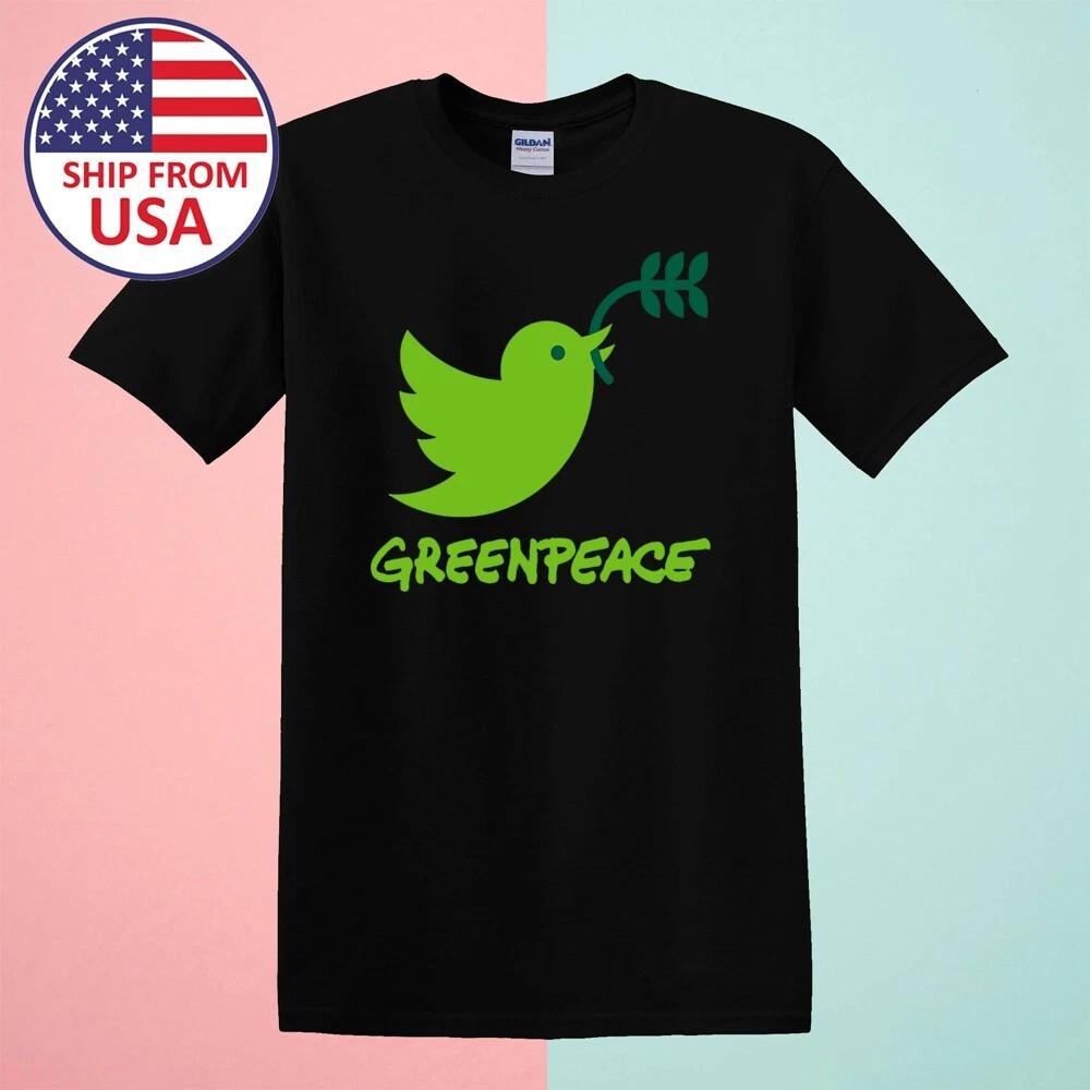 Greenpeace Men s Black Size S-5XL M
