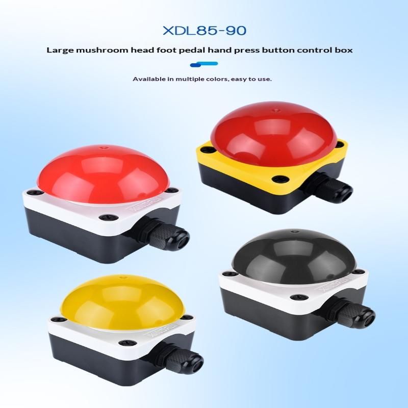 Ip67 Waterproof Pedal Switch - Self Reset & Locked, No/Nc, /, As Emergency Stop Button For Contactor