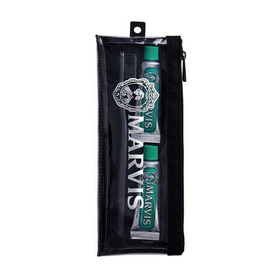 Marvis Travel Set (Classic Mint 10ml X 2 + Toothbrush + Plastic Pouch)