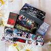 ENHYPEN WUNSCH: UNLEASH Merch Geschenkbox Set - 5. Mini-Album Lomo-Karten Aufkleber Schlüsselanhänger Lanyard Ständer Abzeichen K-Pop Merchandise ENGENE Geschenk