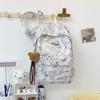 Schoolbag Tie-dye Niche Japanese Ins School Bag Simple Junior High School Large Capacity Backpack High School Backpack Student Lazy Wind