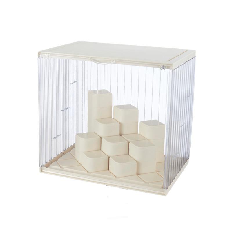 Stackable Transparent Magnetic Figurine Display Rack for Blind Boxes Pop Mart Storage Box Display Case for Collectible Toys
