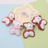 PU Leather Corgi Keychain Cute Dog Accessory Decoration Lightweight PU Craft Pendant For Daily Bag Styling