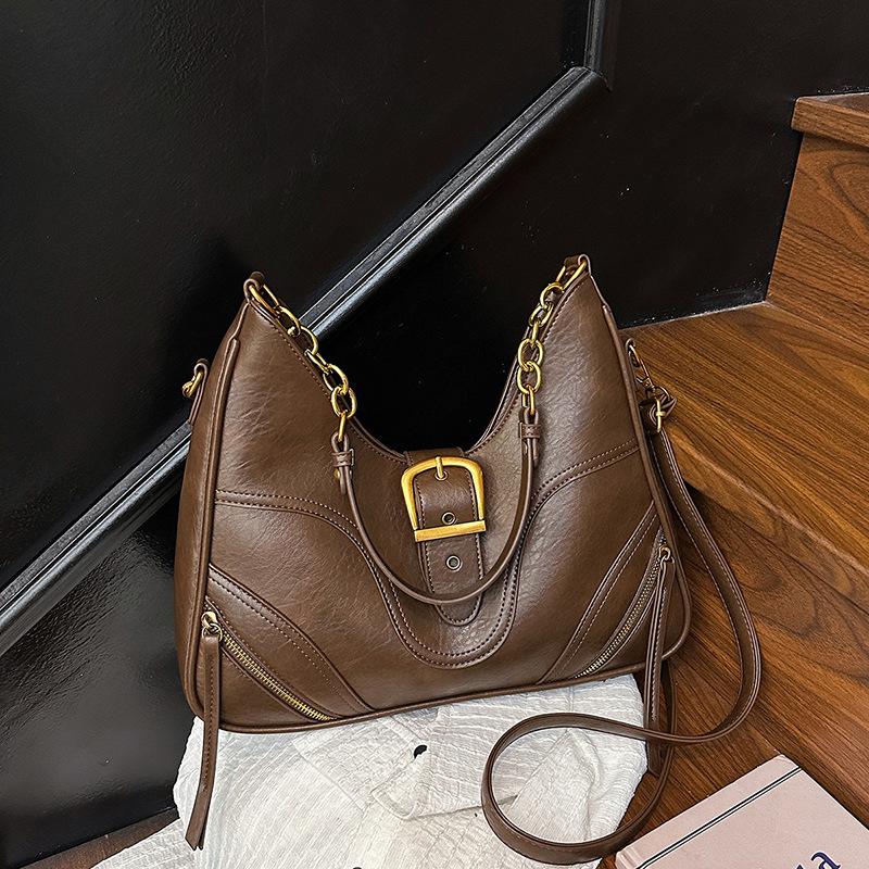 

2025 мода и досуг персонализированная наплечная сумка осень и зима новая сумка-мессенджер нишевый дизайн женская простая сумка-тоут