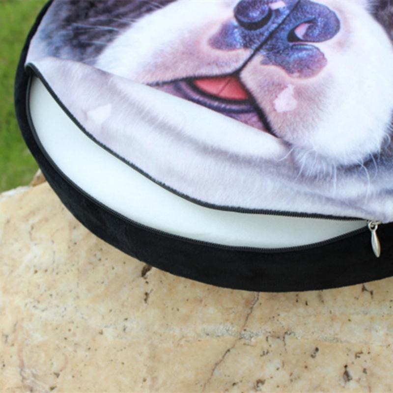 3D Cute Cat Dog Head Pillow Cushion Home Sofa Car Seat Cushions Creative Cartoon Cat Nap Pillow Cushion Gift