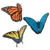 3Pcs Butterfly Magnets for Refrigerators Realistic Double-Sided Wings Flexible Butterfly Home Decor Magnets
