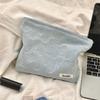 Ladies Zipper Clutch Bow Makeup Bag Women Fashion Large Capacity Zipper Cosmetic Brush Storage Pouch Case Handbag