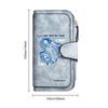 Cyber Pattern Long Wallet Multi Card Slot Fashion Portable PU Leather Purse