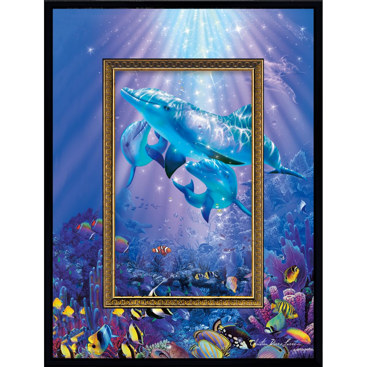 

Christian Ries Lassen Big Art S size Mer de Cristal U-Power La Numéro Anne