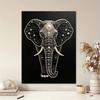 Kit Pittura Diamante Perle Fai da Te per Adulti e Principianti, Elefante Elegante Pittura Scintillante Artigianato Decorazione Murale Casa Regalo Fatto a Mano