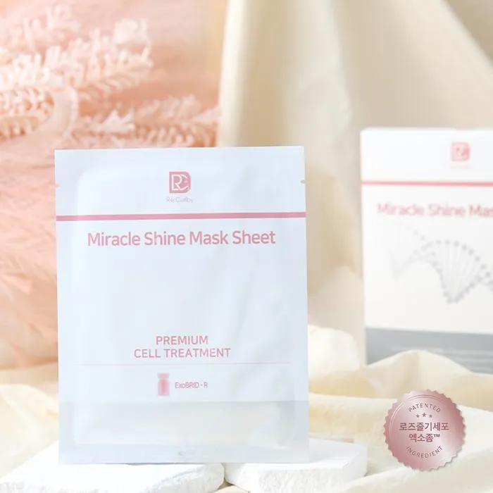 Miracle Shine Face Neck Moisturizing Barrier Gentle Mask Pack Silk Sheet (8ea)