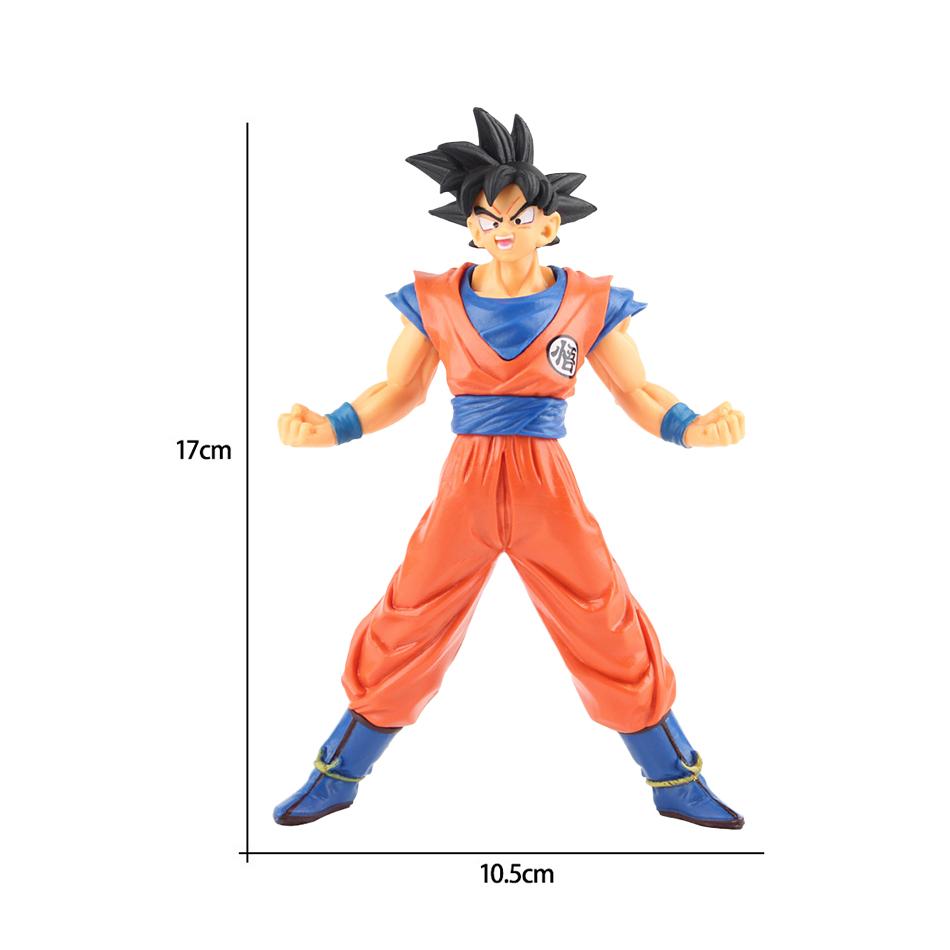 17-18CM Anime Dragon Ball Z Süper Saiyan Son Goku Broly Vegeta Anime Aksiyon Figürü Model Hediyeler Çocuklar İçin Koleksiyonluk Figürler