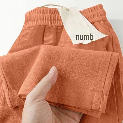 Calças de Linho de Verão Yamamoto Femininas de Cintura Alta Wide Leg - Corte Relaxado, Finas, Fluídas, Leves, Modelo Longo.