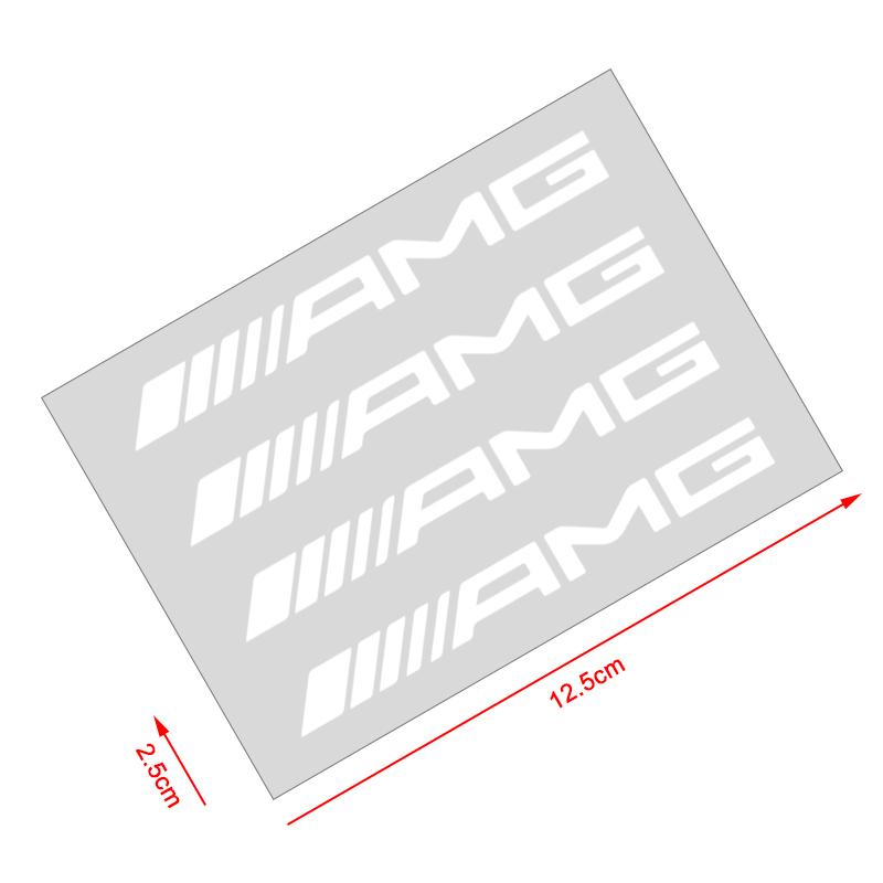 4Pcs Car Door Handle Stickers Tire Rear View Mirror Decals For Mercedes Benz AMG GLE GLS GLC CLA GLB ML C500 C200 C300 W204 W206 W205 W212 W203