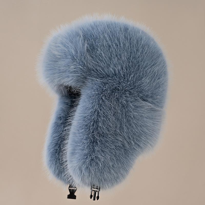 Thunderbolt Hat Men and Women Winter Padded Thickened Ear Protection Cap Cycling Outdoor Ski Ins Warm Cold Cotton Cap