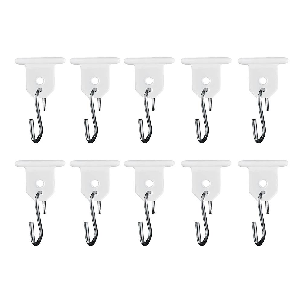 10Pcs S-Shaped Sturdy Metal Awning Hooks for RV Camping Outdoor Camper Hanging Accessories Party Light Hangers And Hat Racks
