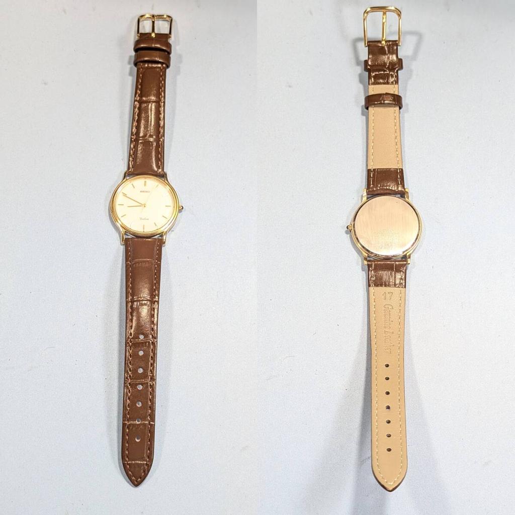 SEIKO Dolce Battery and Strap Working Men's Watch, Replaced, Condition, X-07