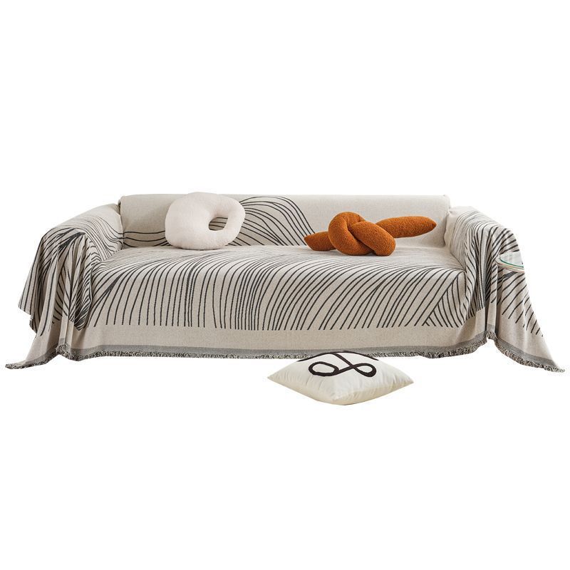 Sofa Towel All-season Universal Cover Cloth with Full Cover and Double-sided Use, Chenille Universal Cover, Anti Cat Paw Sofa Mat