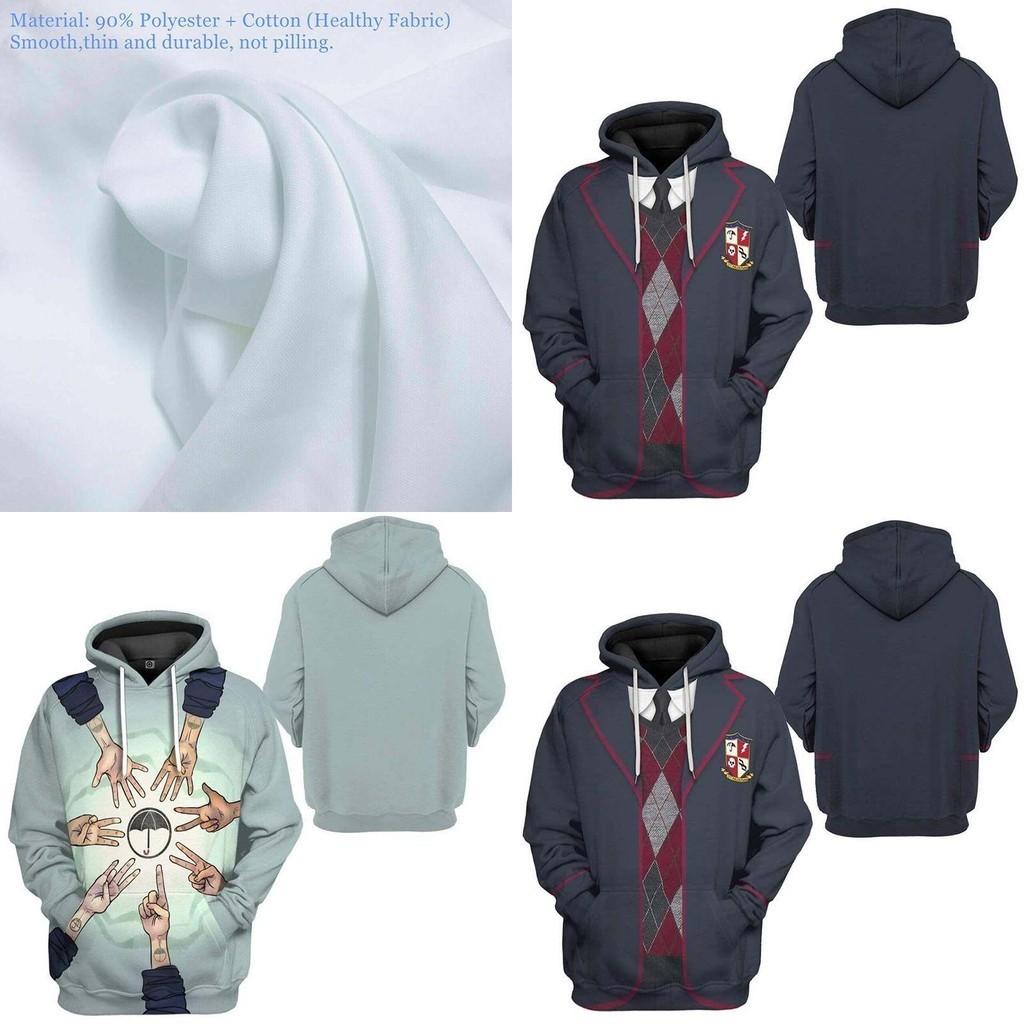 The Umbrella Academy Costume Hooded Jacket Soft And Comfortable Pullover Sweatshirt