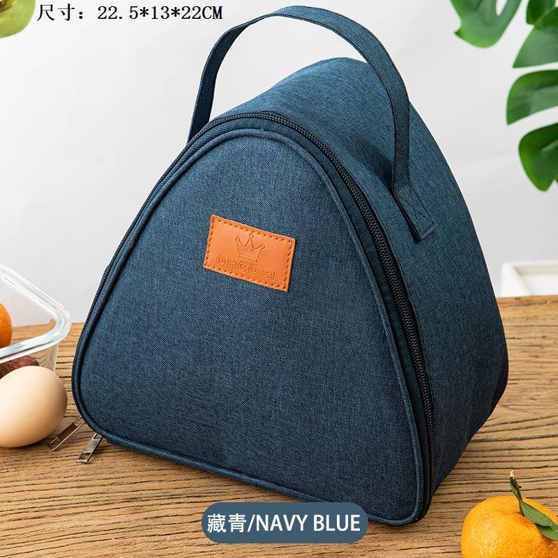 Aluminiumfolie Driehoekige Isolatietas Thermische Koeltas Lunchtas Student Rijstbal Tas Lunchbox Bento Ontbijt Draagtassen