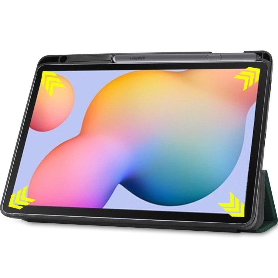 Case for Samsung Galaxy Tab S6 Lite 10.4" 2020/2022/2024, with stylus holder, Green