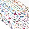 Vibrant Butterfly & Floral Nail Art Transfer Stickers Set - Easy-to-Apply, Self-Adhesive Decals with Diverse Designs for Stunning Manicures