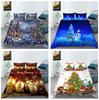 Christmas Home Bedding Quilt Cover and Pillowcase AU/EU/US Single/double Bed Full Size Soft Comfortable Duvet Cover Home Decoration