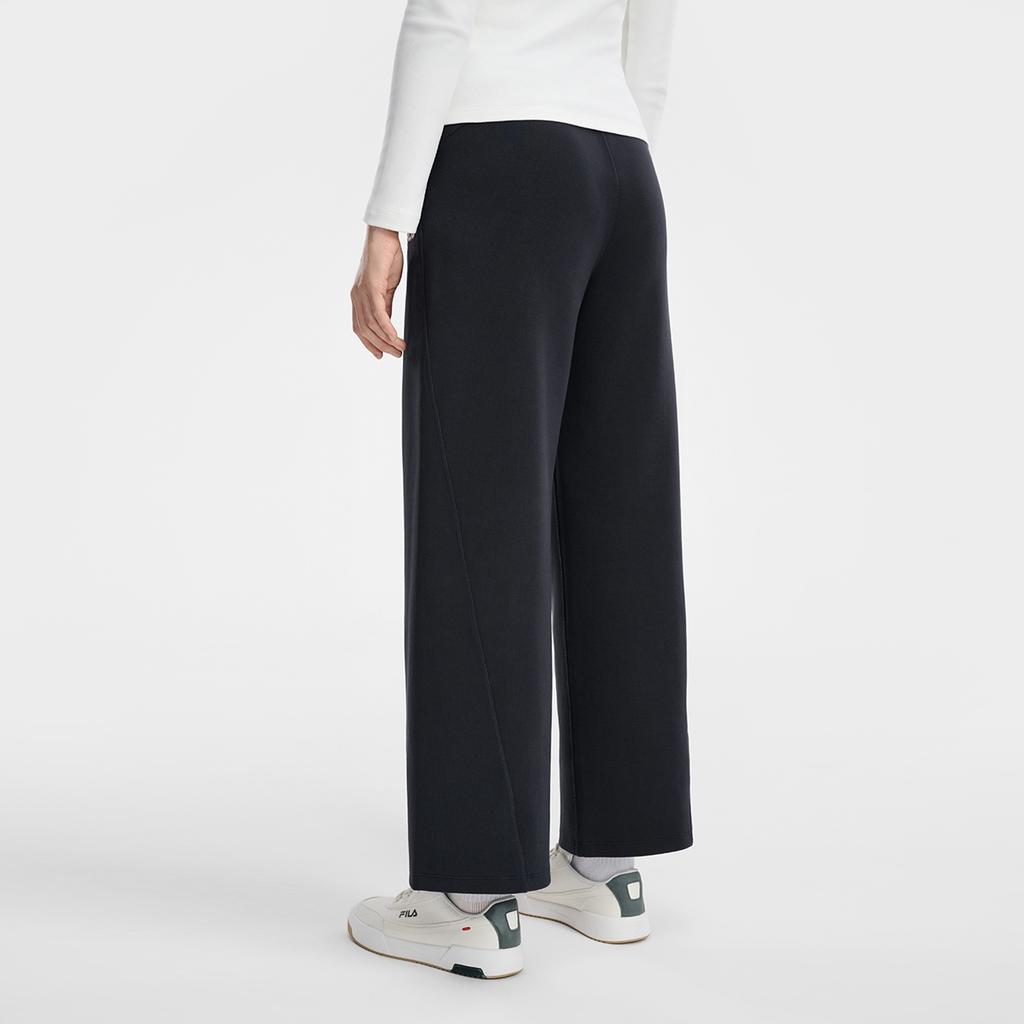 FILA Comfortable Knitted Stretch Lace-Up Casual Pants Women bottoms A11W613607F-NV