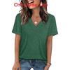 Casual Womens T Shirt With V Neck And Cotton Fabric For Summer And Spring Comfort