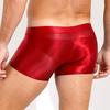 Mens Glossy Boxer Briefs Low Rise Underpants Swim Shorts Pool Party Beach Volleyball Beachwear Shorts