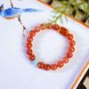 Elegant Southern Red Agate Beaded Bracelet with Tassel – Fashion Light Luxury Women's Jewelry