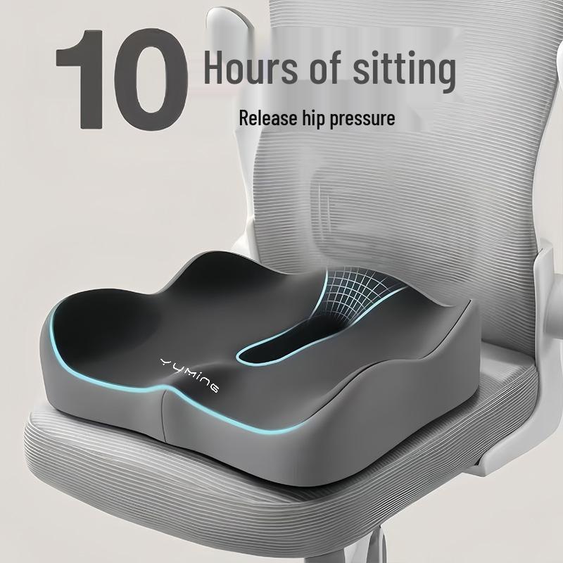 Memory Foam Steißbein Druckentlastung Büro Kissen: Bequeme Unterstützung für schöne Hüften, geeignet für alle Jahreszeiten.
