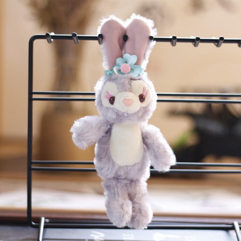 Ins Little Rabbit Pendant Plush Toy Doll Small Rabbit Doll Cute Bag Hanging Decoration Keychain