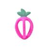 Baby Hand Grab Ball Teether Baby Silicone Strawberry Soothing Chew Child Spherical Molar Stick Toy