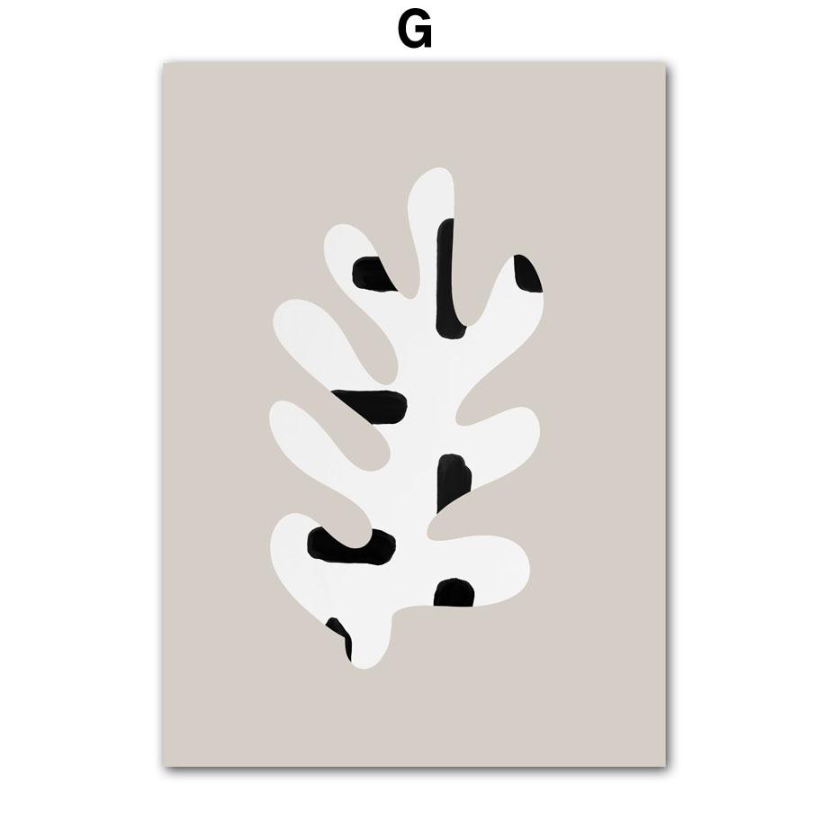 Nástěnná malba na plátně Čárová malba Obličej Tělo Černá Bílá Blok Abstraktní severské plakáty a tisky Nástěnné obrazy pro výzdobu obývacího pokoje