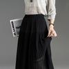 Demana Eleganter Falten-A-Linien-Midirock