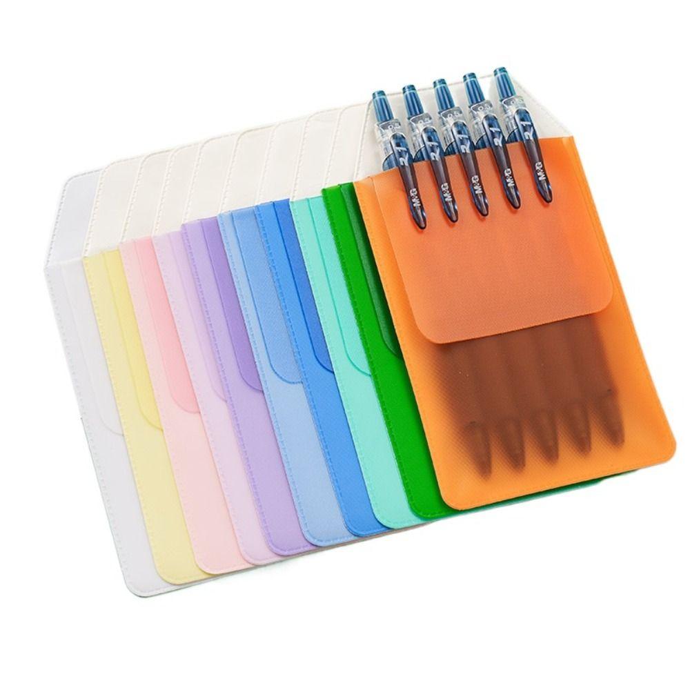 10Pcs/set Ink-Resistant PVC Pencil Case Leak-Proof Pen Insert Pouch Nurse Pen Pocket Doctor