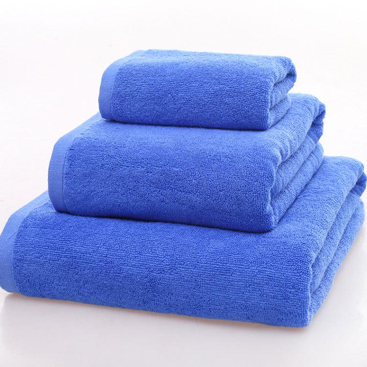 Flame Retardant Cotton Bath Towel for Therapy & Salon Use - Stain Resistant Dark Color