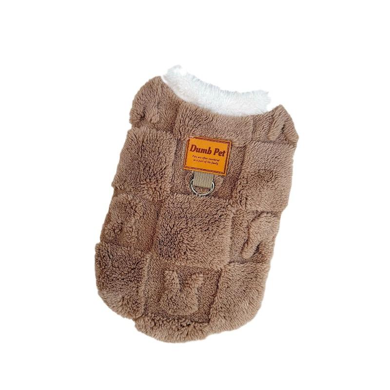 Dog and Cat Clothing - Autumn/Winter Style - Thick and Warm Fleece-lined Pullover - Pet Clothing - Small To Medium-sized Dogs