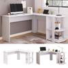 Bookcase with Casters, Mobile Sideboard with Pull-Out Side Drawer, Large Casters, Edge Protection, Reversible Left/Right Configuration - Storage
