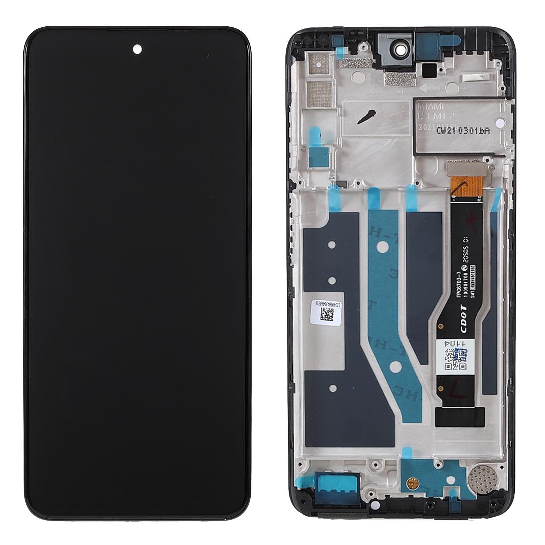 

OEM LCD Screen and Digitizer Assembly with Frame (Without Logo) for TCL 20S A