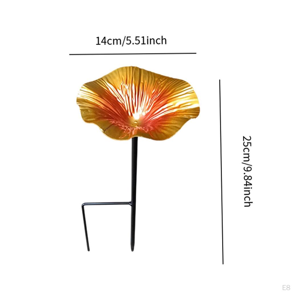 Vogelbad Feeder Abnehmbare Stake Boden Feeder Schüssel mit für Hof Geschenke