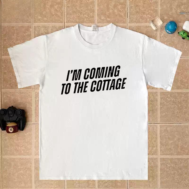 ARRIVING AT THE COTTAGE Peak Encounter Heated Rivalry Ilyas Identical Tshirt Mens Pure Cotton Shortsleeved Tshirt 2XL