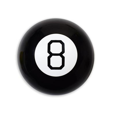 Black Eight Ball Retro Edition כדור נבואה של מסיבת חג המולד