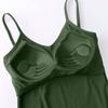 Dámský nátělník camisole Dámský letní jednodílný bez ocelové kostice s hrudní vložkou top