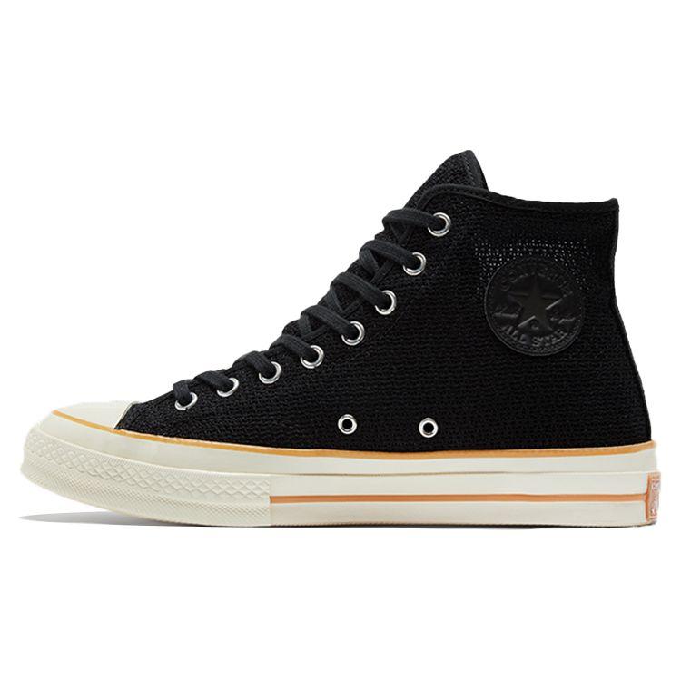 Converse Chuck Taylor All Star 1970s High Top Canvas Shoes Unisex Sneakers Black Orange 170963C