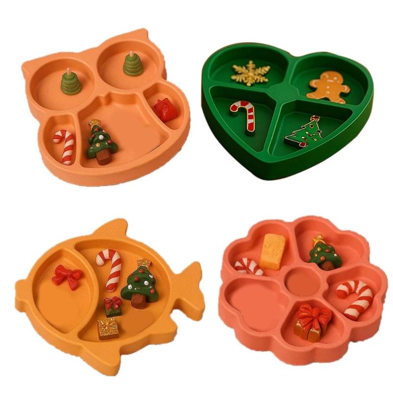 Multi Shape Silicon Craft Molds Owl Heart Flower Design For DIY Storage Container And Decoration