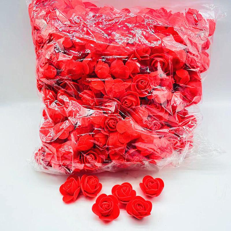 

Simulation Foam Rose For Wedding Photography Props And Decoration Interior Red Foam Rose